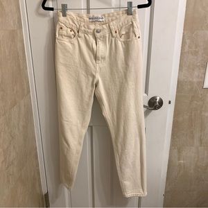 Balenciaga jeans cream color